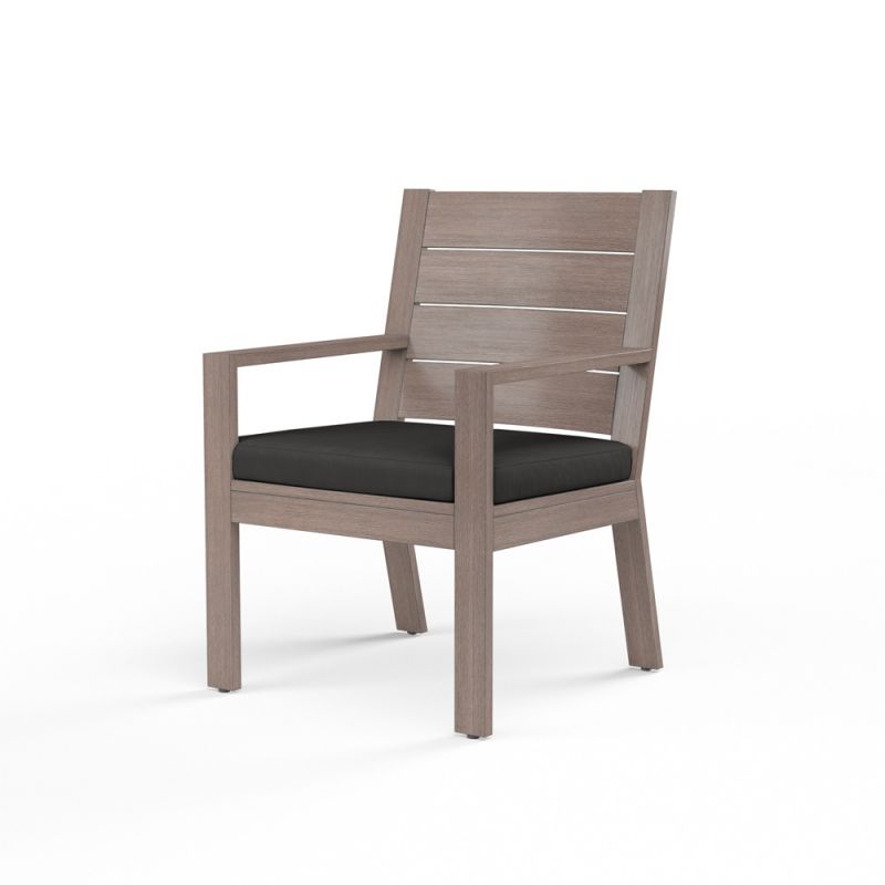 Sunset West - Laguna Dining Chair in Spectrum Carbon, No Welt - SW3501-1-48085