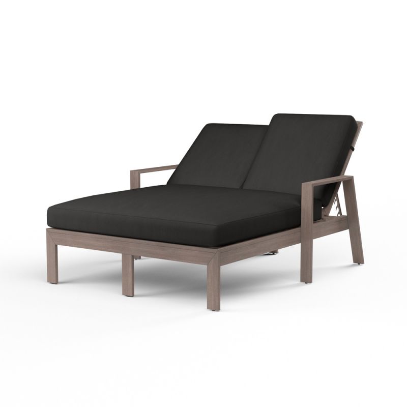 Sunset West - Laguna Double Chaise Lounge in Spectrum Carbon, No Welt - SW3501-99-48085