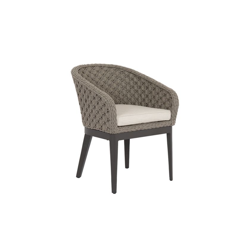 Sunset West - Marbella Dining Chair in Echo Ash w/ Self Welt - SW4501-1-EASH-STKIT