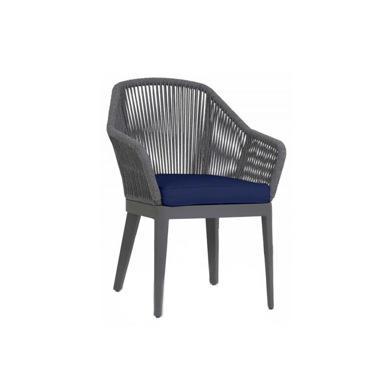 Sunset West - Milano Dining Chair in Echo Midnight w/ Self Welt - SW4101-1-8076