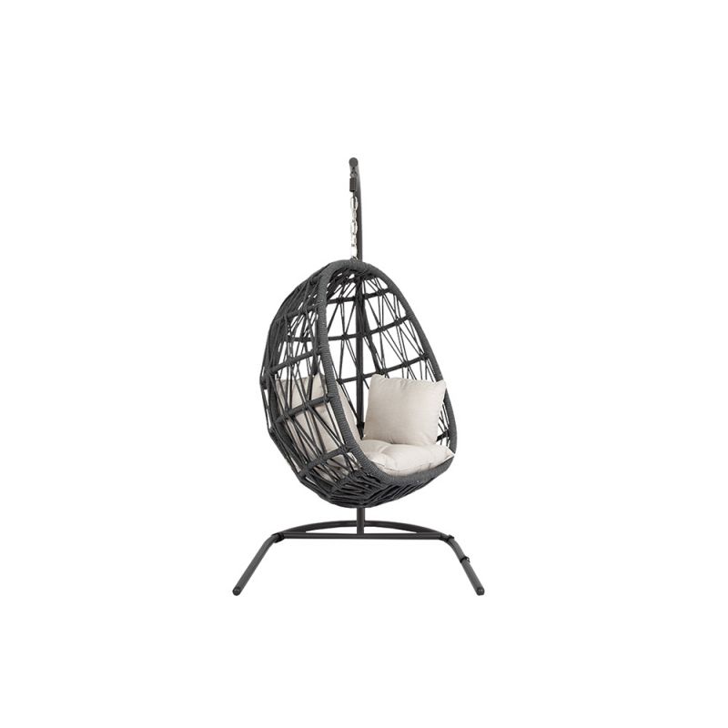 Sunset West - Milano Hanging Chair in Echo Ash w/ Self Welt - SW4101-HC-EASH-STKIT