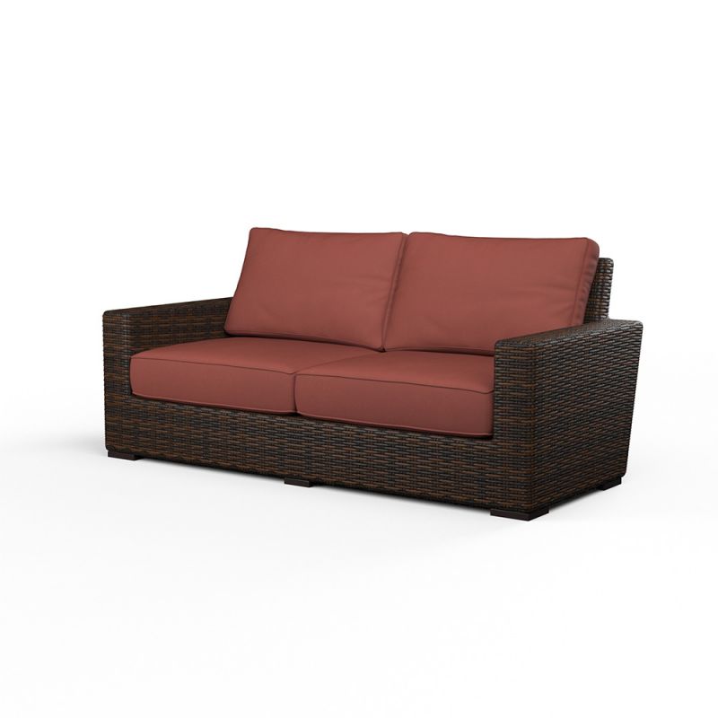 Sunset West - Montecito Loveseat in Canvas Henna w/ Self Welt - SW2501-22-5407