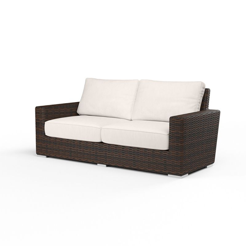 Sunset West - Montecito Loveseat in Canvas Natural w/ Self Welt - SW2501-22-5404