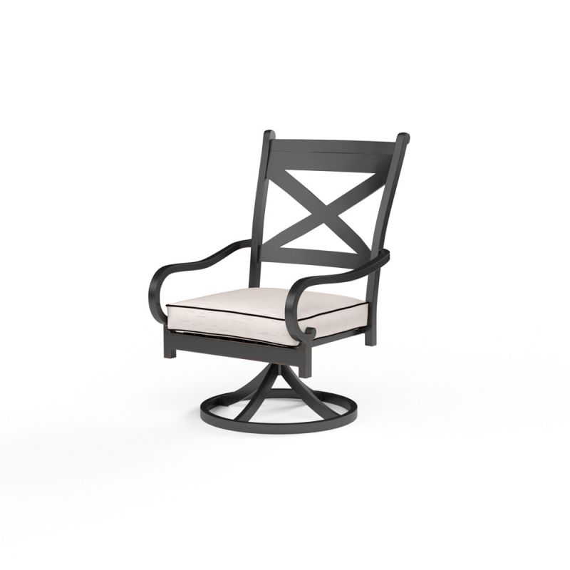 Sunset West - Monterey Dining Chair in Canvas Natural w/ Self Welt - SW3001-1-5404