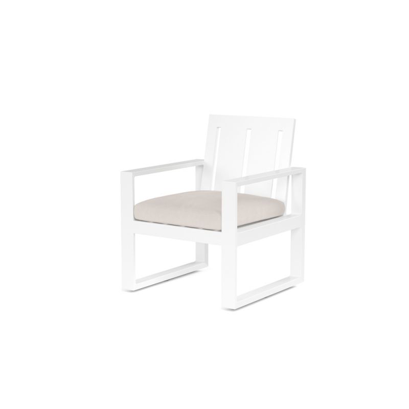 Sunset West - Newport Dining Chair in Canvas Natural, No Welt - SW4801-1-5404