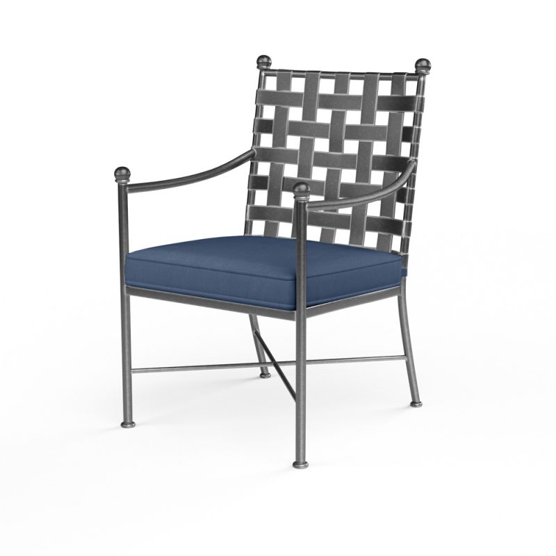 Sunset West - Provence Dining Chair in Spectrum Indigo w/ Self Welt - SW3201-1-48080