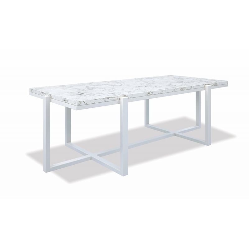 Sunset West - Bazaar - Rectangle Coffee Table, Front Finish with Carrara Marble Top - SW4707-CT_CLOSEOUT