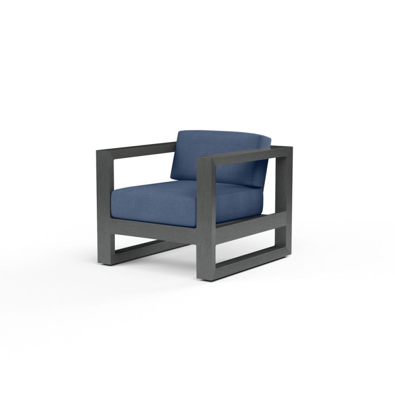Sunset West - Redondo Club Chair in Spectrum Indigo, No Welt - SW3801-21-48080