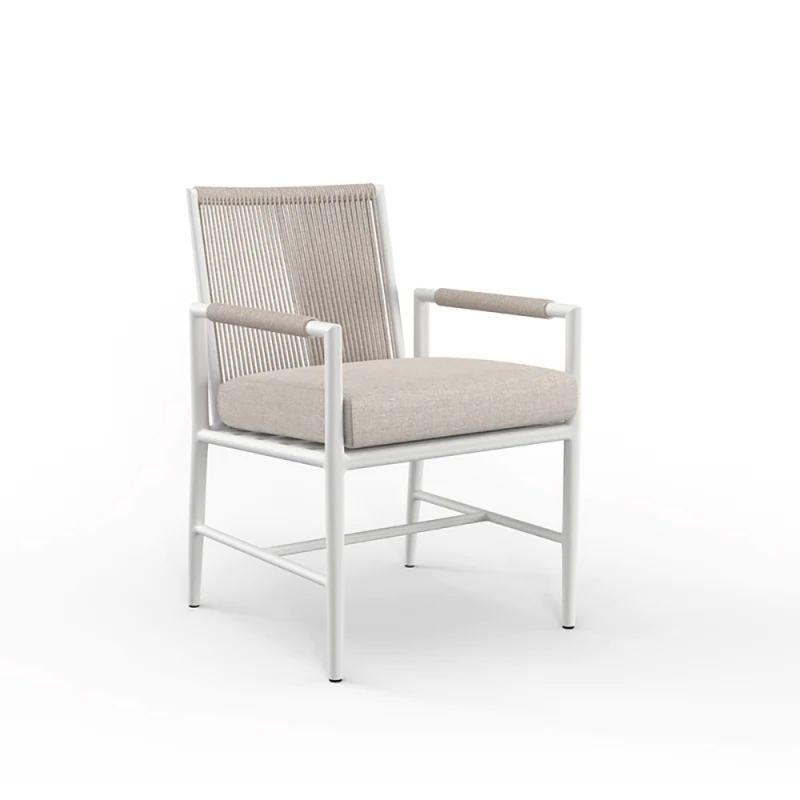 Sunset West - Sabbia Dining Chair in Echo Ash, No Welt - SW4901-1-EASH-STKIT