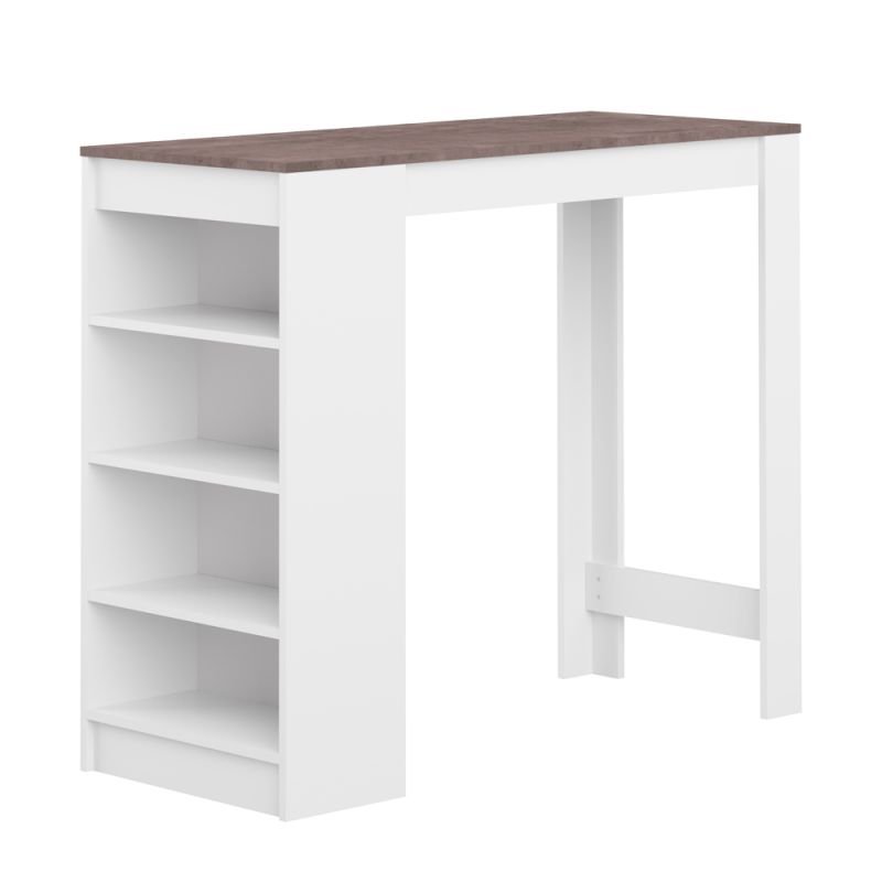 TEMAHOME - Aravis Dining Bar Table in White / Concrete Look - E8080A2198X00