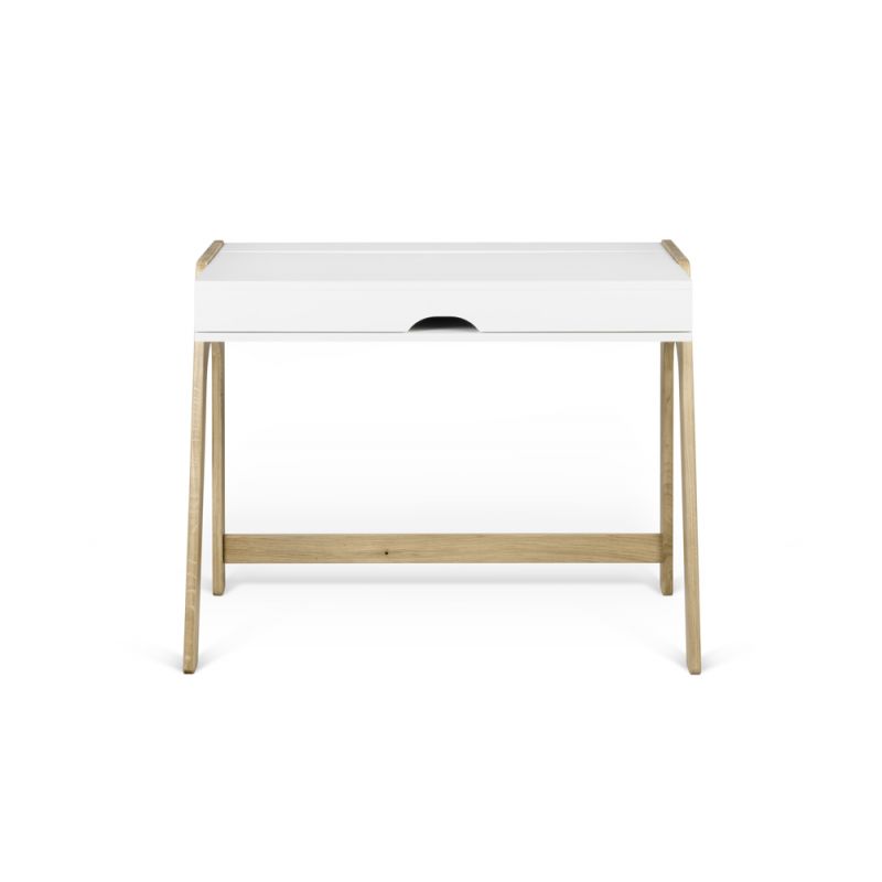 TEMAHOME - Aura Desk in Oak & Pure White - 9003053658