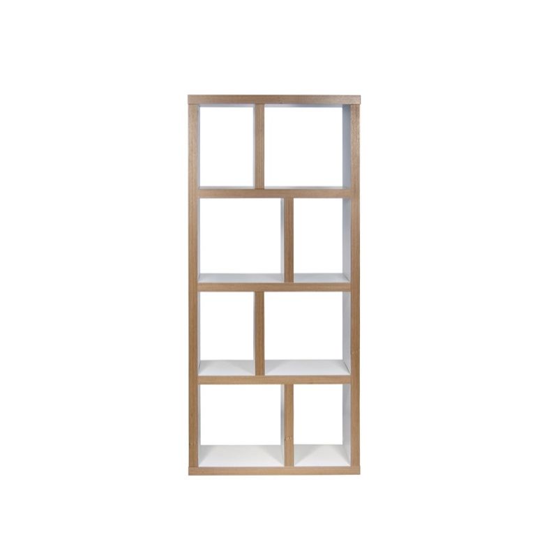 TEMAHOME - Berlin 4 Levels Bookcase 70 Cm in Pure White / Plywood - 9500318108