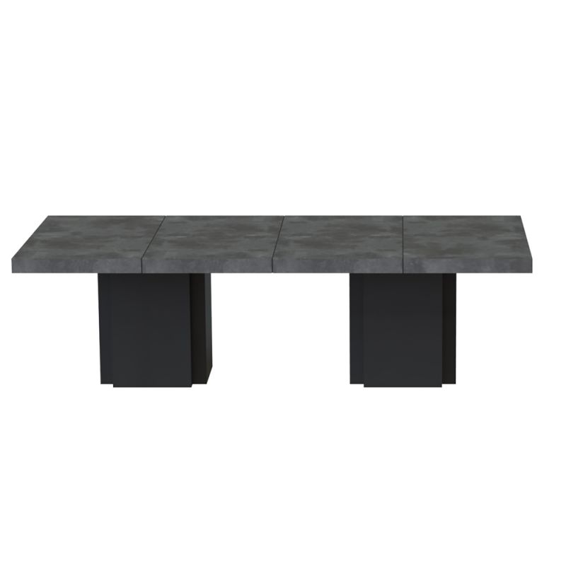 TEMAHOME - Dusk Conference Table in Concrete Look / Pure Black - 9500613241
