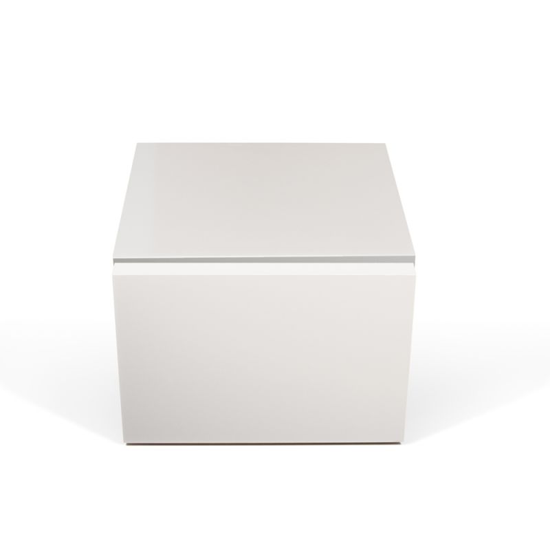 TEMAHOME - Float Night Stand with 1 Drawer in Pure White - 9000759642