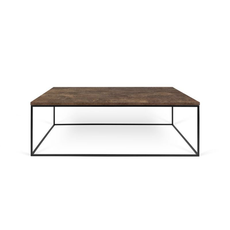 TEMAHOME - Gleam 47x30 Coffee Table in Rusty / Black Steel - 9500626661
