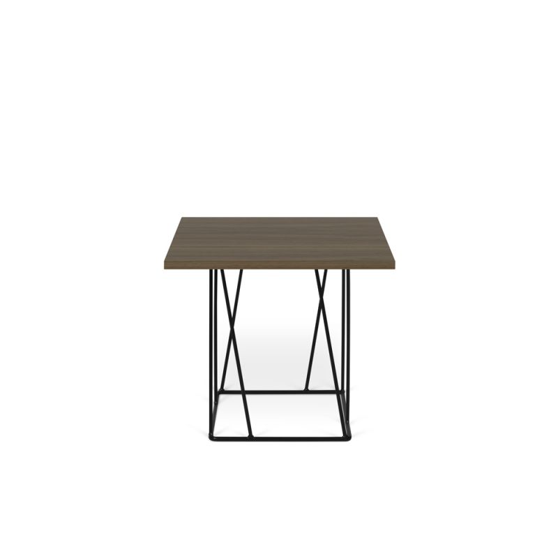 TEMAHOME - Helix 20X20 Side Table in Walnut / Black - 9500628818