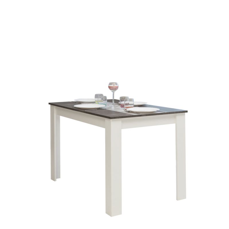 TEMAHOME - Nice Dining Table in White / Concrete Look - E2280A2198X00