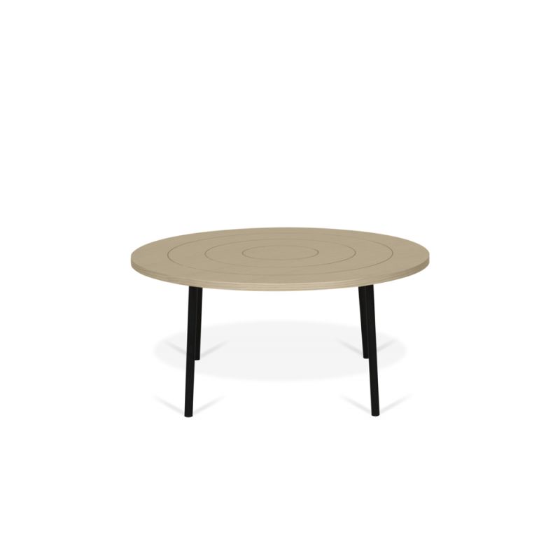 TEMAHOME - Ply Coffee Table 80 in Light Oak / Black - 9003628733