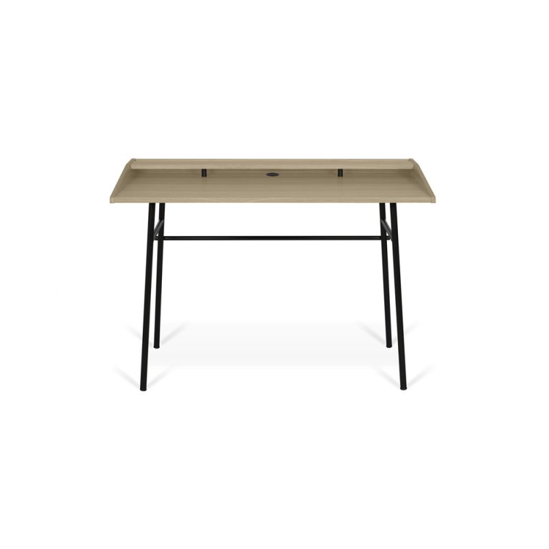 TEMAHOME - Ply Desk without drawer in Light Oak / Pure Black - 9003054082