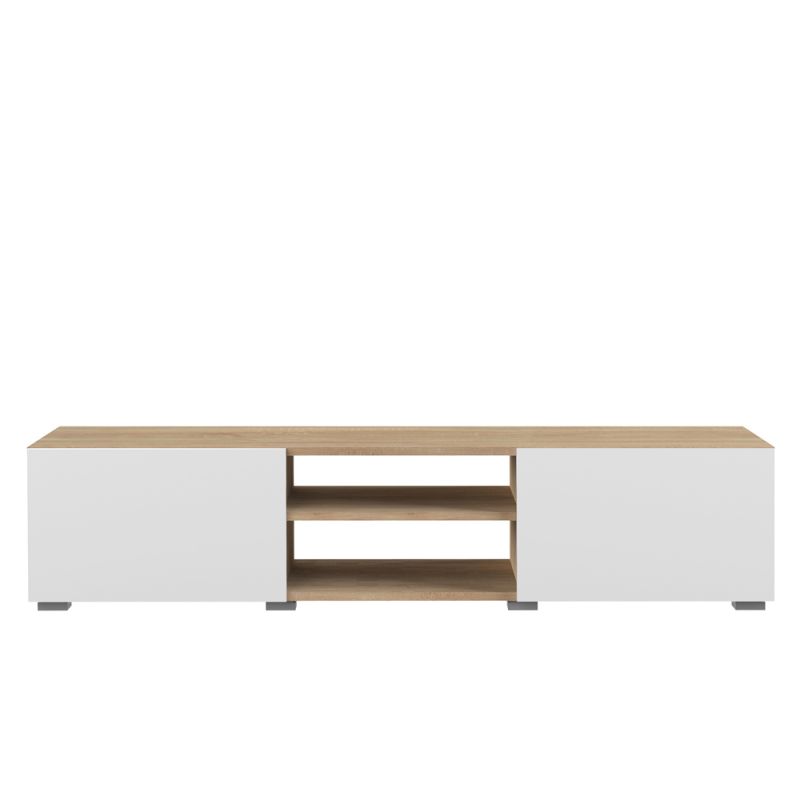 TEMAHOME - Podium 140 TV Stand with doors in White / Oak Color - E3153A3421A00