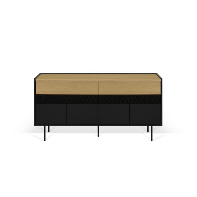 TEMAHOME - Radio Sideboard in Oak and Pure Black - 9500406034