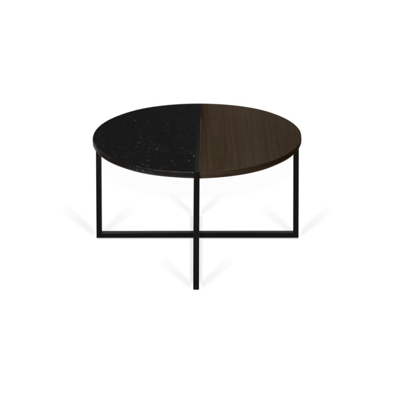 TEMAHOME - Sonata Coffee Table in Black Marble / Walnut - 9003629235