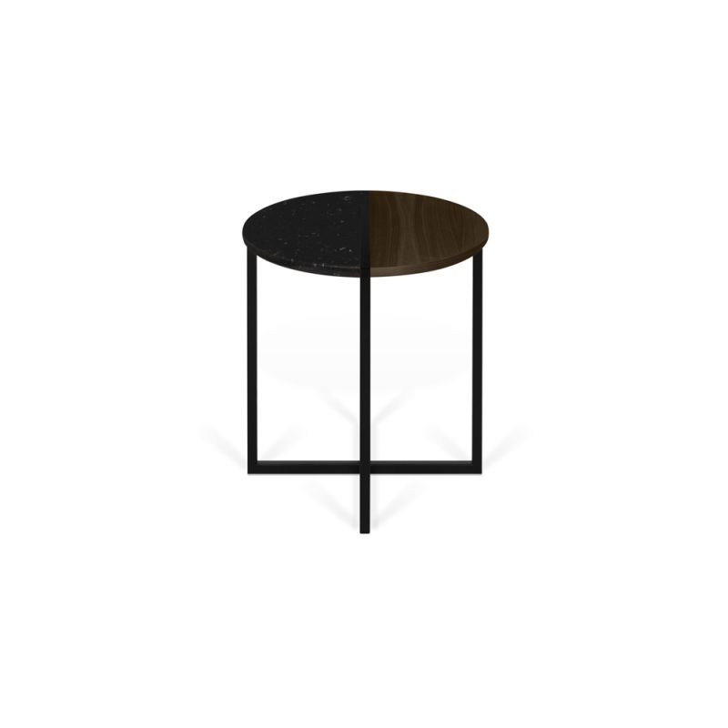 TEMAHOME - Sonata Side Table in Black Marble / Walnut - 9003629211