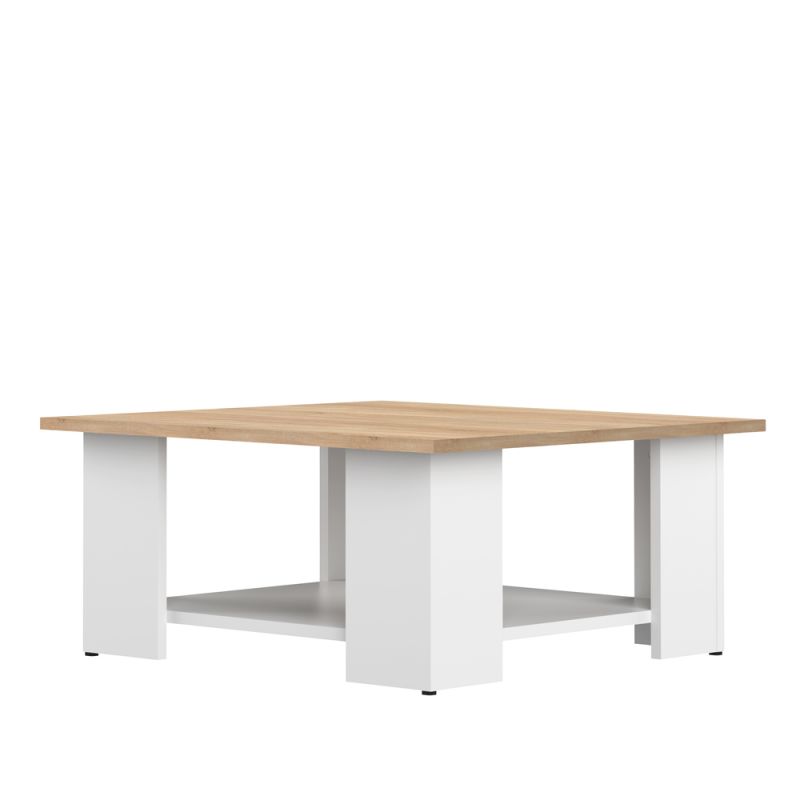 TEMAHOME - Square 67 Coffee Table in White / Oak Color - E2084A2134X00