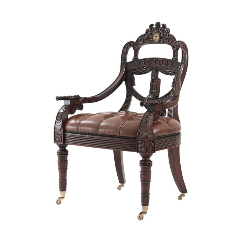 Theodore Alexander - Althorp Living History Ad Victoriam Armchair (Set of 2)  - AL41067.2AAJ