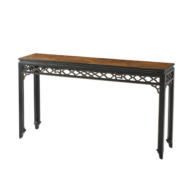 Theodore Alexander - Althorp Living History Long Hall Burl Console Table - AL53059