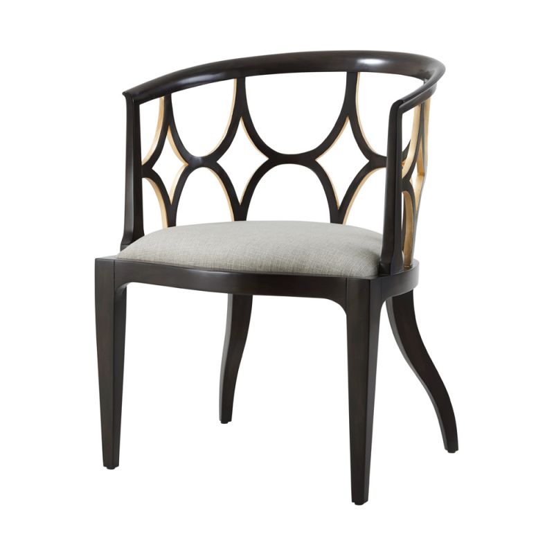 Theodore Alexander - Ebonised Connaught Accent Chair - 4202-066.1BFF