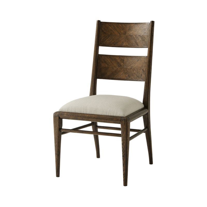 Theodore Alexander - Nova Dining Side Chair in Dusk Finish - (Set of 2) - TAS40023-1BUT