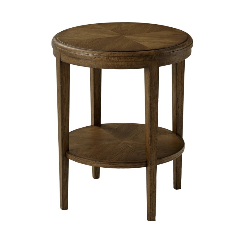 Theodore Alexander - Nova Two Tiered Round Side Table in Dusk Finish - TAS50083-C254