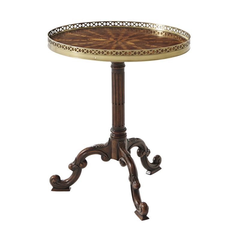 Theodore Alexander - Radiating Parquetry Accent Table - 5005-022
