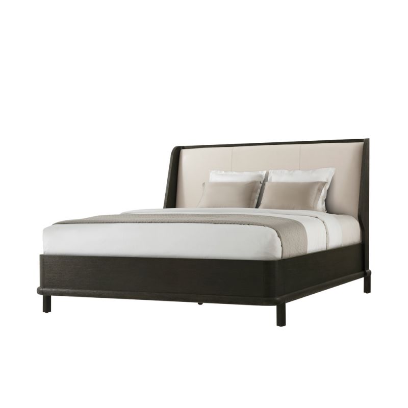 Theodore Alexander - Repose Wooden with Upholstered Headboard Cal. King Bed - TA84027.2BHH