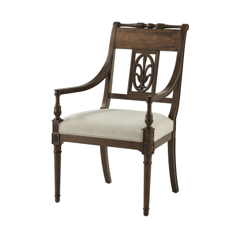 Theodore Alexander - Tavel The Iven Dining Armchair - (Set of 2) - TA41001-1BNR