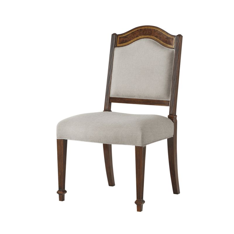 Theodore Alexander - The English Cabinet Maker Sheraton's Satinwood Side Chair - (Set of 2) - 4005-045-1BFD