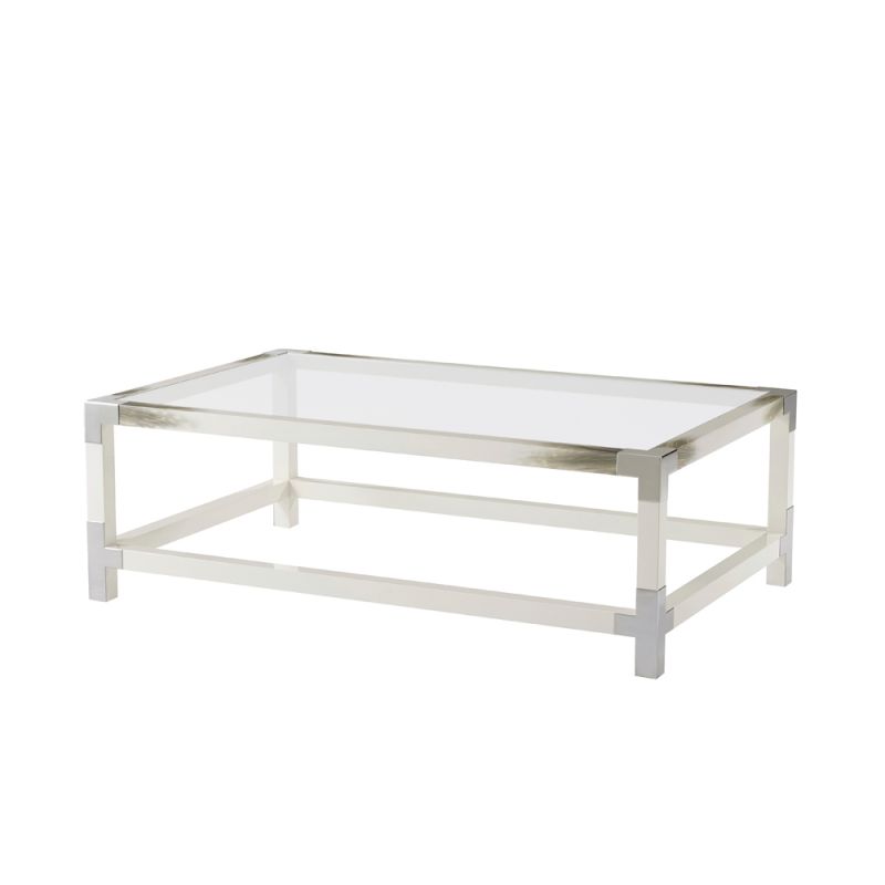 Theodore Alexander - Vanucci Cutting EdgeLonghorn White Cocktail Table - 5102-076