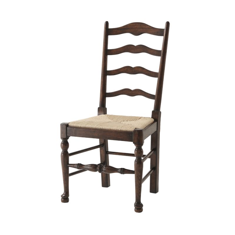 Theodore Alexander - Victory Oak Victory Oak Ladderback Side Chair (Set of 2) - AL40092