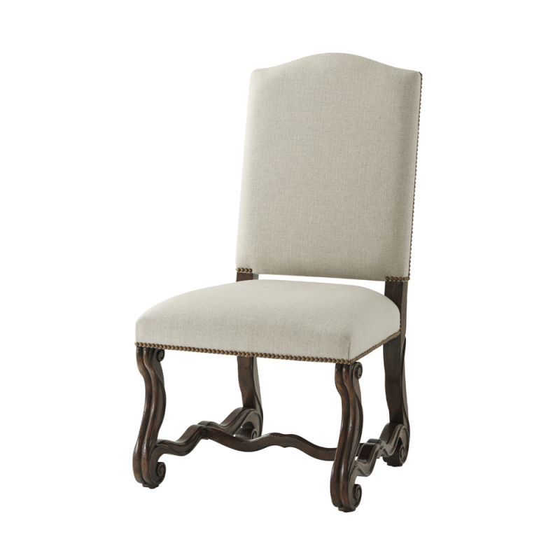 Theodore Alexander - Warmth By The Fireside Dining Chair in Light Gray (Set of 2) - 4000-910-1BFH