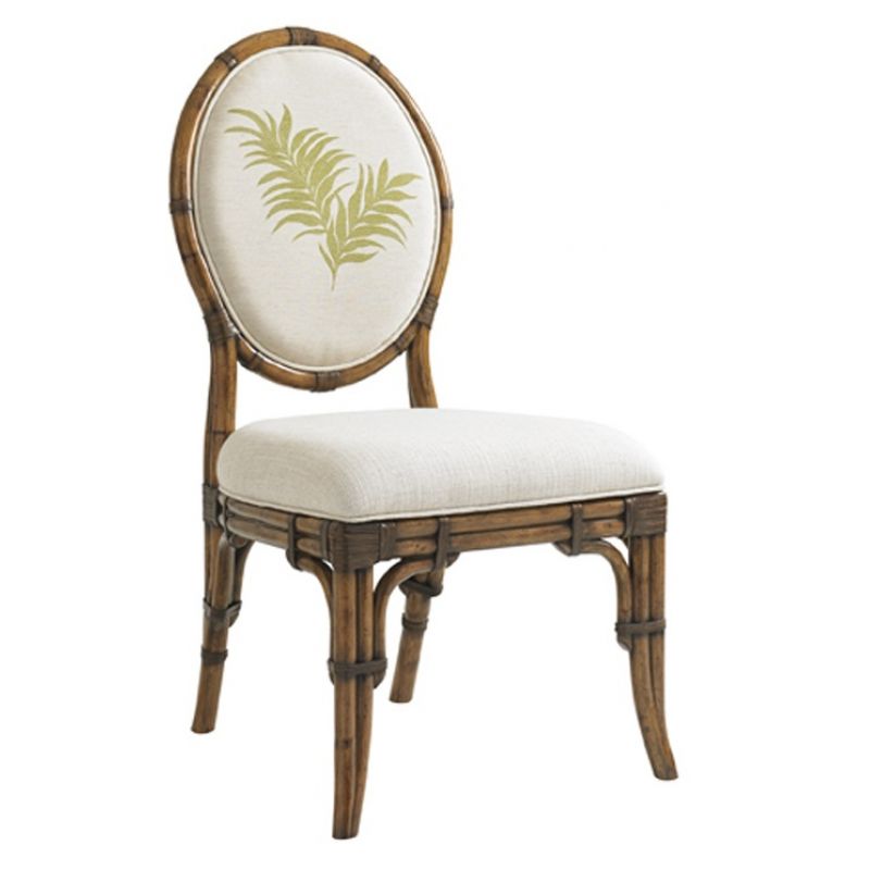 Tommy Bahama Home - Bali Hai Palm Front Back Gulfstream Oval Back Side Chair - 01-0593-880-02
