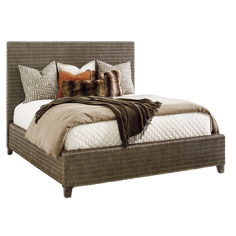 Tommy Bahama Home - Cypress Point Driftwood Isle Woven California King Platform Bed - 01-0562-135c
