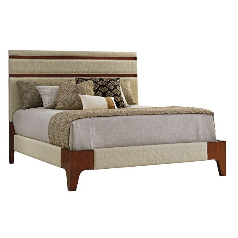 Tommy Bahama Home - Island Fusion Mandarin Queen Upholstered Panel Bed - 01-0556-133c