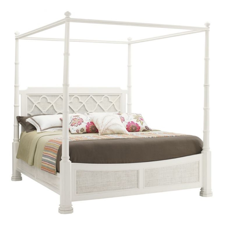 Tommy Bahama Home - Ivory Key Southampton King Poster Bed - 01-0543-174C