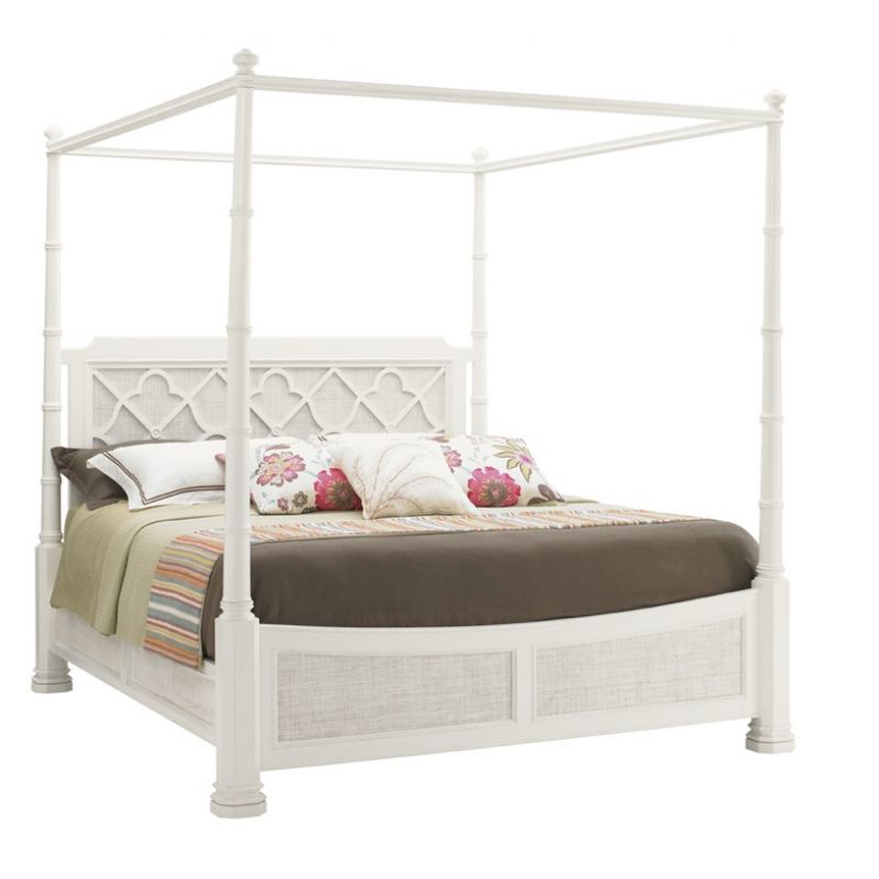 Tommy Bahama Home - Ivory Key Southampton Queen Poster Bed - 01-0543-173C
