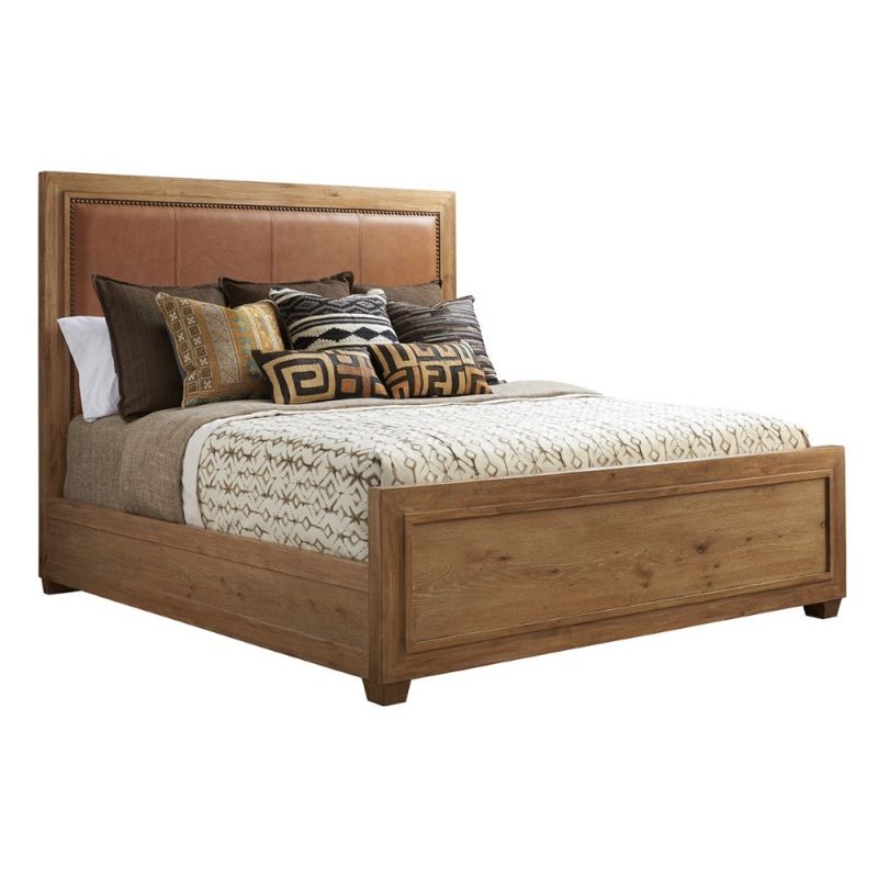 Tommy Bahama Home - Los Altos Antilles Upholstered Panel Bed King - 01-0566-144C