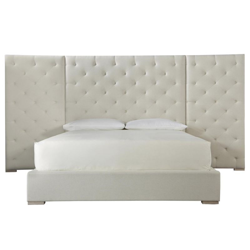 Universal Furniture - Modern Brando Queen Bed with Wall Panel - 643210BW_CLOSEOUT