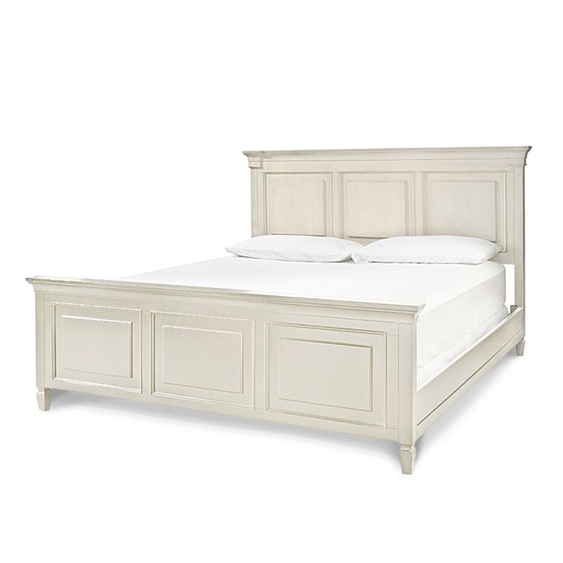 Universal Furniture - Summer Hill King Panel Bed Cotton Finish - 987260B