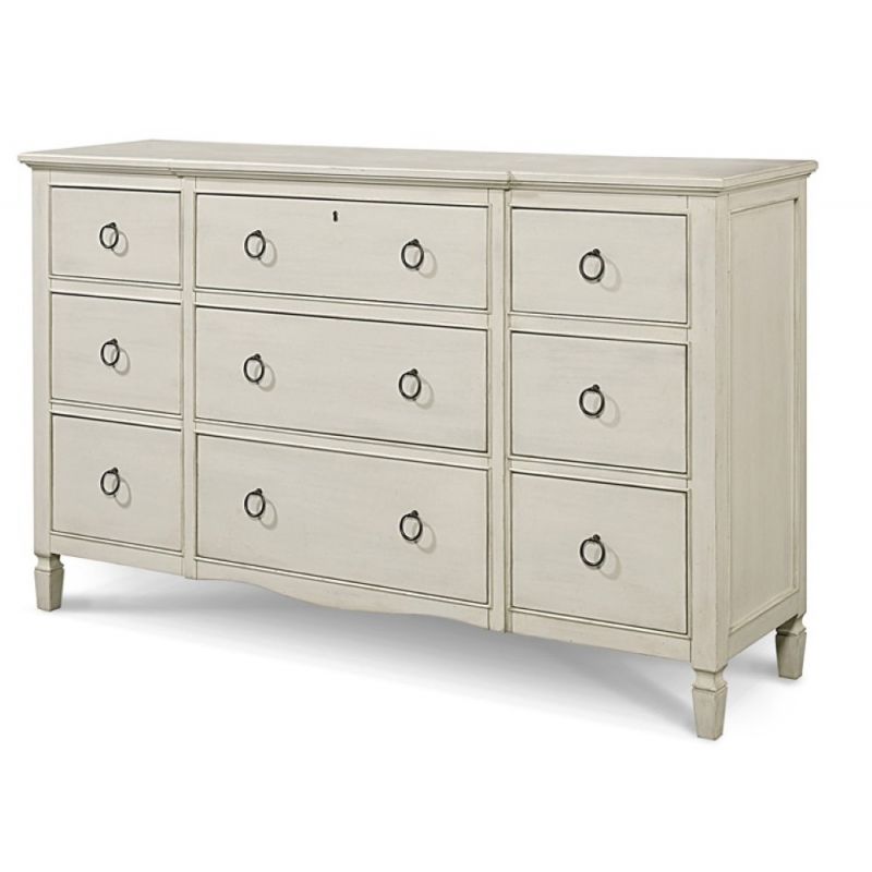 Universal Furniture - Summer Hill Nine Drawer Dresser Cotton Finish - 987040