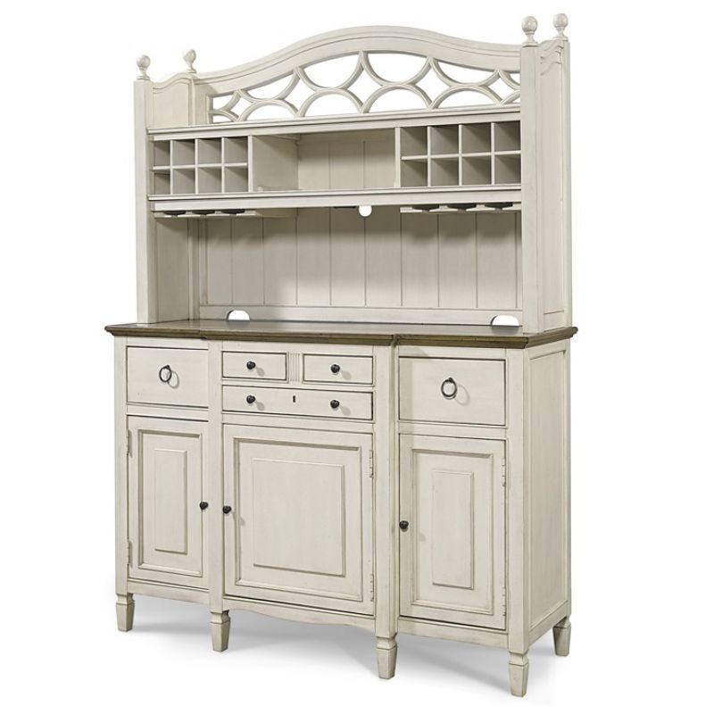 Universal Furniture - Summer Hill Buffet with Bar Hutch Complete - 987670C